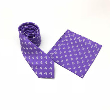 Benutzerdefinierte Druck Mens Ties und Einstecktuch